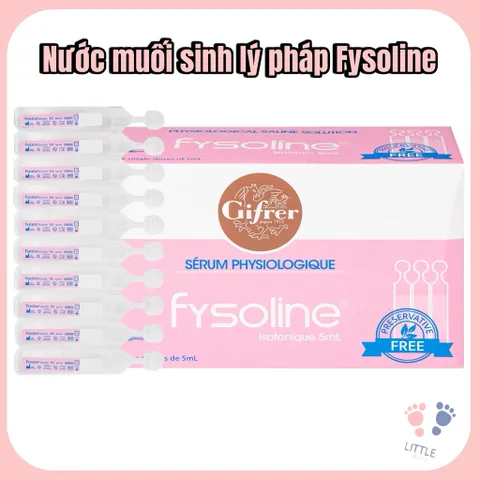 Nước Muối Sinh Lý Fysoline Pháp Cho Trẻ Sơ Sinh – Rửa Mũi, Vệ Sinh Mắt