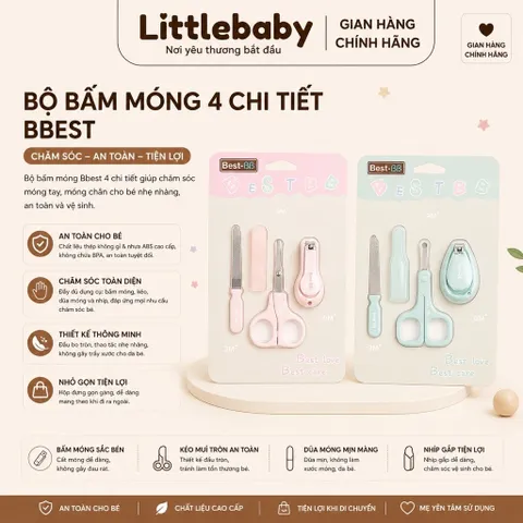 Bộ bấm móng 3 chi tiết cho bé Best BB