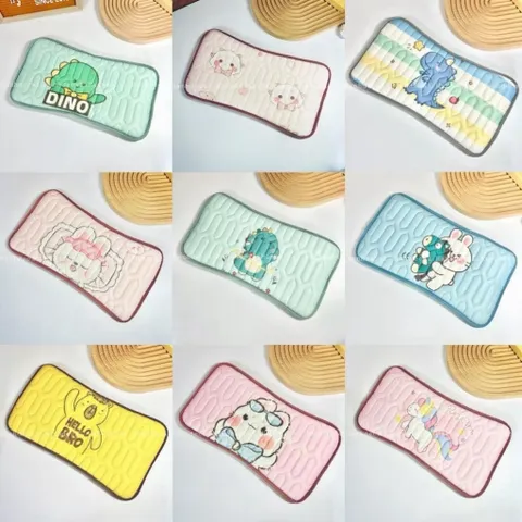 Gối Điều Hòa Tencel Cao Cấp Thoáng Mát Và Êm Ái, Thấm Hút Mồ Hôi Tốt Cho Bé Từ Sơ Sinh KT 20x38cm
