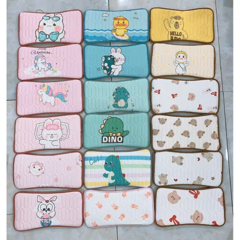 Gối Điều Hòa Tencel Cao Cấp Thoáng Mát Và Êm Ái, Thấm Hút Mồ Hôi Tốt Cho Bé Từ Sơ Sinh KT 20x38cm