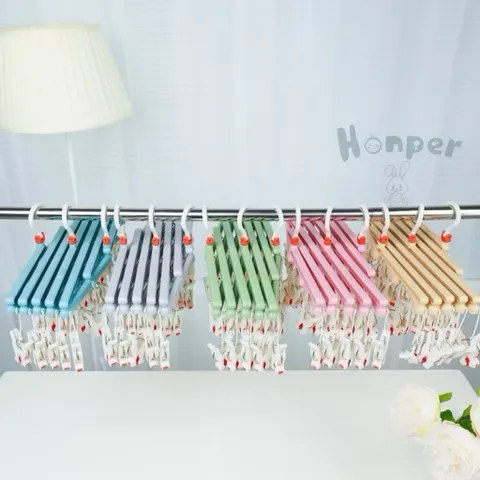 Móc giàn gấp gọn Honper siêu tiện dụng