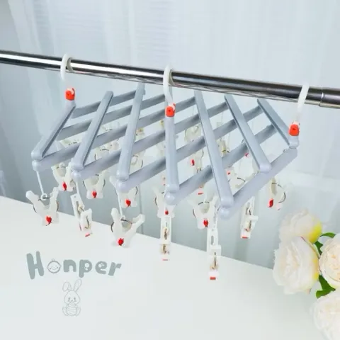 Móc giàn gấp gọn Honper siêu tiện dụng
