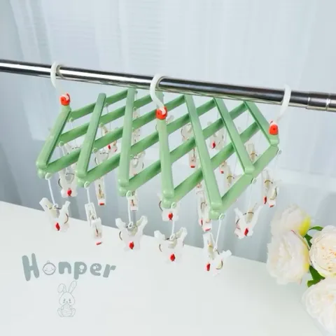 Móc giàn gấp gọn Honper siêu tiện dụng
