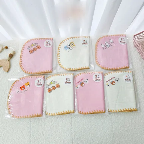 Gối Xô Sơ Sinh 10 Lớp Muslin Cho Bé - Gối Xô Phong Cách Hàn Quốc Siêu Mềm, Mịn, Thấm Hút Mồ Hôi Tốt