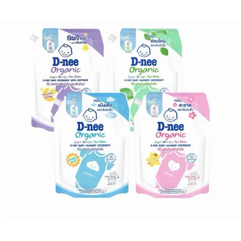Nước Giặt Xả D-nee Baby Liquid Detergent Túi 1300 ml - 3600ml Thái Lan – Giặt Quần Áo Trẻ Em, Hương Thơm Dịu Nhẹ