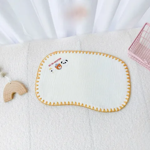 Gối Xô Sơ Sinh 10 Lớp Muslin Cho Bé - Gối Xô Phong Cách Hàn Quốc Siêu Mềm, Mịn, Thấm Hút Mồ Hôi Tốt