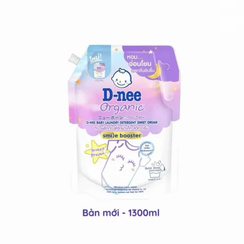 Nước Giặt Xả D-nee Baby Liquid Detergent Túi 1300 ml - 3600ml Thái Lan – Giặt Quần Áo Trẻ Em, Hương Thơm Dịu Nhẹ