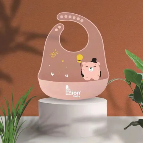 Yếm ăn dặm cho bé , yếm máng sillicon siêu nhẹ chống thấm nước trong suốt