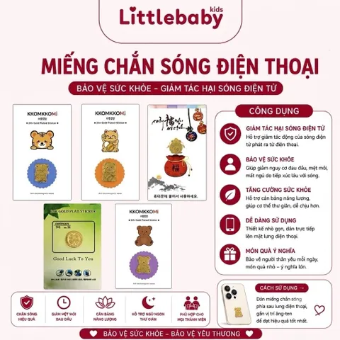 Miếng chắn sóng điện thoại Hàn Quốc bảo vệ an toàn cho bé