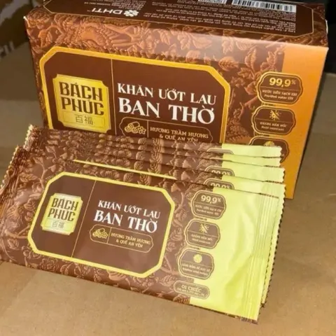 Khăn Ướt Lau Bàn Thờ Bách Phúc Hương Trầm – Làm Sạch Nhanh, Tiện Lợi, An Toàn 99.9%
