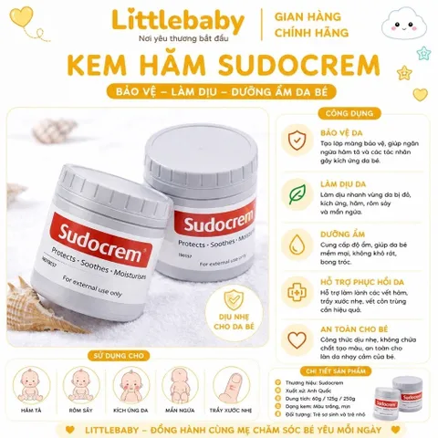 Kem Hăm Tã Trẻ Em Sudo Cream