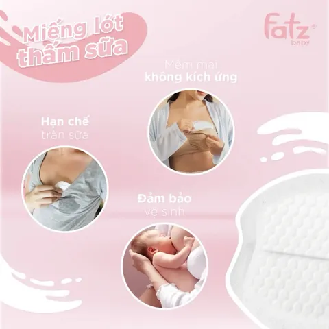 Hộp 30 Miếng Lót Thấm Sữa Fatzbaby – Miếng Lót Thấm Sữa Cho Mẹ