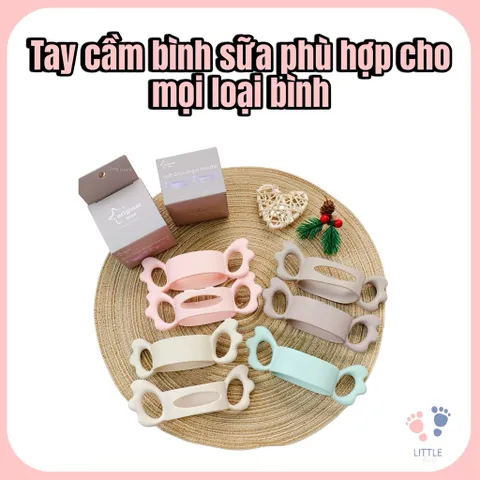Tay cầm bình silicon kèm hộp, vừa hầu hêt với mọi loại bình