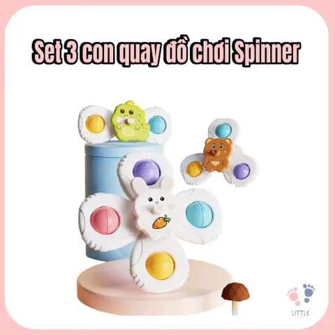 Set 3 Con quay spinner cho bé chất liệu cao cấp