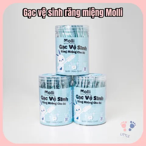 Que Rơ Lưỡi Molli Cho Bé Sơ Sinh – Tăm Bông Rơ Lưỡi Vệ Sinh Miệng Cho Trẻ Nhỏ