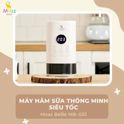 Máy Hâm Sữa Thông Minh Siêu Tốc Moaz Bebe MB-033