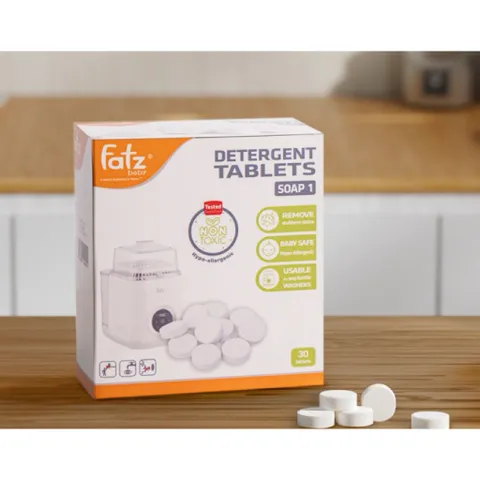 Viên rửa bình sữa Fatz baby Soap 1