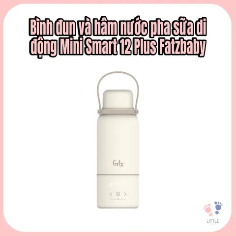 Bình đun nước hâm nước pha sữa di động Fatzbaby Mini Smart 12 Plus FB3632FD