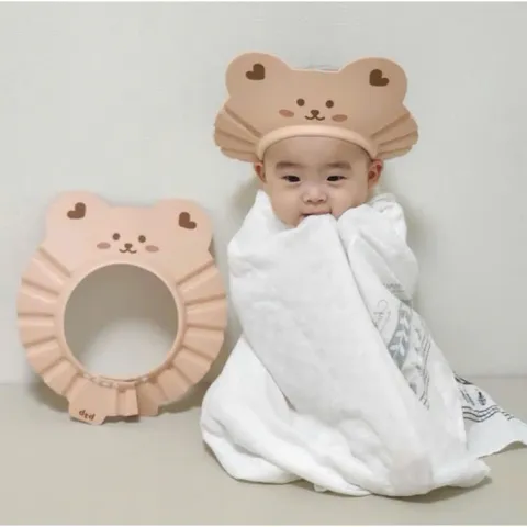 Mũ Gội Đầu Chắn Nước Cho Bé, Điều Chỉnh Size Dễ Dàng