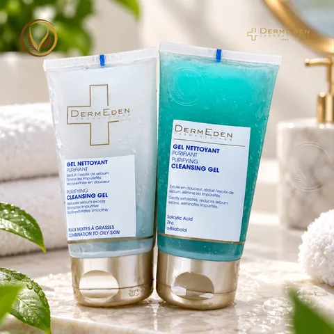 Sữa rửa mặt dạng gel da hỗn hợp & da dầu Dermeden Purifying Cleansing Gel 150ml