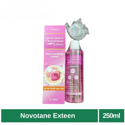 Novotane Exteen / Novotane Exteen Gentle Cleansing & Boost rửa trôi bụi bẩn, phòng các bệnh về mắt (hộp 250ml)