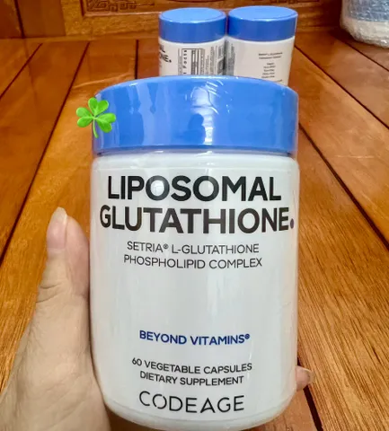 Viên uống hỗ trợ dưỡng sáng da cải thiện nám Hãng CODEAGE Liposomal Glutathione 500mg 60 viên của Mỹ