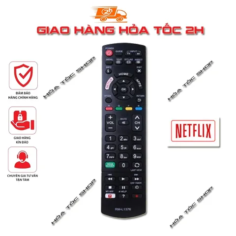 Điều khiển Tivi Panasonic L1378 sử dụng chung cho tất các các dòng TV Panasonic