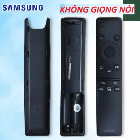 ĐIỀU KHIỂN TIVI SAMSUNG SMART 4K LƯNG CONG – KHÔNG GIỌNG NÓI, PHÍM BẤM ÊM NHẠY