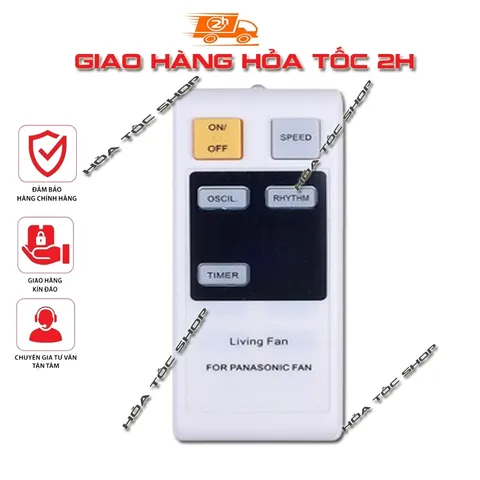 Remote Điều Khiển Quạt Panasonic Đa Năng – Dùng Cho Quạt Cây, Quạt Treo Tường – Có Hẹn Giờ