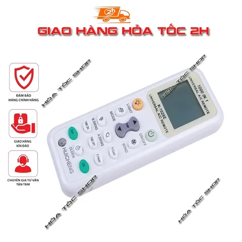Điều khiển điều hòa đa năng K1028E có 2 mắt hồng ngoại bắt tín hiệu xa phím nhạy dễ sủ dụng