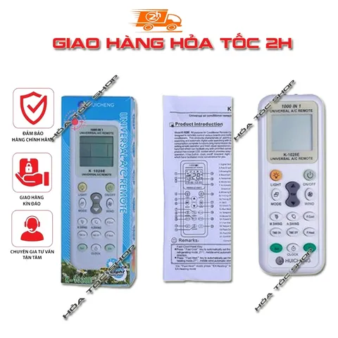 ĐIỀU KHIỂN ĐIỀU HÒA ĐA NĂNG K1028E – 2 MẮT HỒNG NGOẠI, BẮT TÍN HIỆU NHẠY