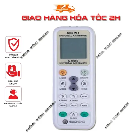 REMOTE MÁY LẠNH ĐA NĂNG K1028E – 2 MẮT IR, PHÍM NHẠY, DỄ DÙNG