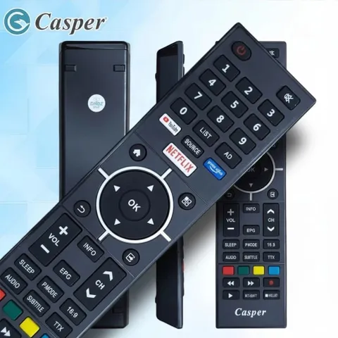Điều Khiển Remote Casper TV Linux – Remote Thay Thế Chính Xác, Bấm Êm Nhạy, Hàng Mới 100%