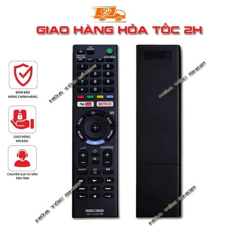 Điều khiển TV Sony TX300P Hàng PHỔ THÔNG THAY THẾ dùng được cho tất cả tivi sony Chất lượng cực tốt