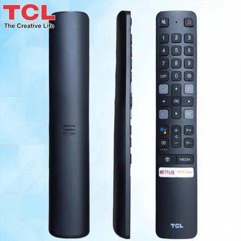 Điều Khiển Tivi TCL Smart TV Chính Hãng Thay Thế – Remote TCL Phổ Thông Có Nút Netflix, Phạm Vi 8M