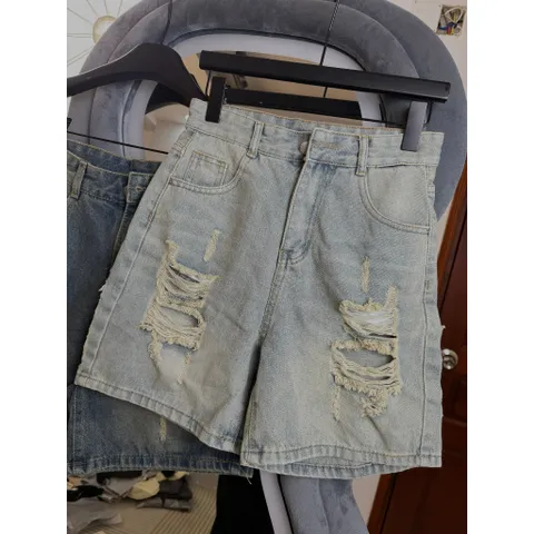 Quần Jean đùi - TỔNG HỢP MẪU Quần Ngố chất Jean / Denim wash rách siêu bụi,chất chơi phong cách retro, hàn quốc cá tính
