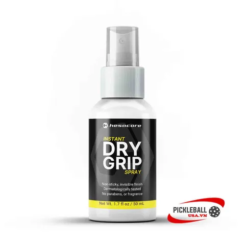 Chai Xịt Khô Tay Hesacore Dry Grip Spray 50ml – Tăng Độ Bám Tay, Chống Trơn Trượt Khi Chơi Pickleball Tennis Cầu Lông