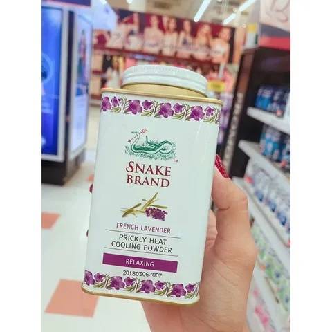 Phấn Lạnh Thái Lan Khử Mùi, Giảm Mồ Hôi Snake Brand Prickly Heat 140gr