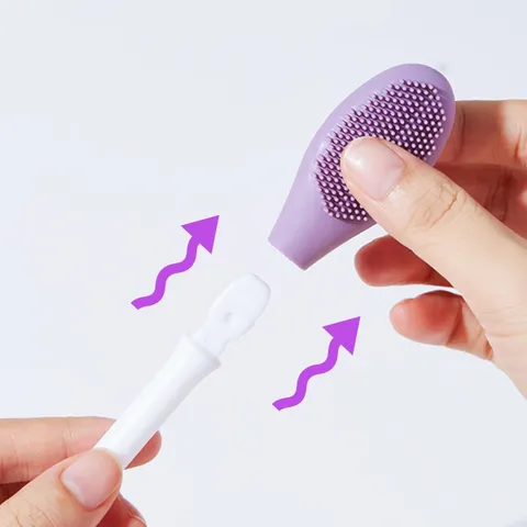 Cọ rửa mặt và đắp mặt nạ 2 đầu GECOMO Silicon