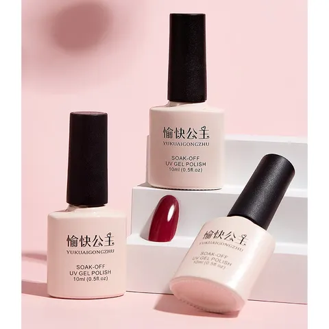 Sơn dưỡng móng tay Base top hoa hồng Soak-Off Polish chính hãng - gel liên kết, top phủ bóng, cứng móng chuyên dụng 10ml