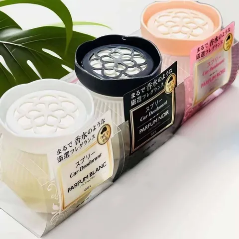 Hộp 3 lọ Sáp thơm Ô Tô Car Deodorant hương thơm cao cấp thế hệ mới khử mùi hiệu quả