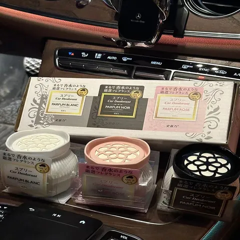 Hộp 3 lọ Sáp thơm Ô Tô Car Deodorant hương thơm cao cấp thế hệ mới khử mùi hiệu quả