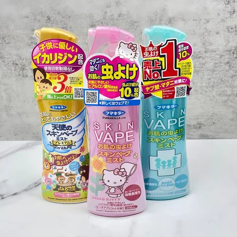 Xịt chống muỗi Skin Vap.e Fumakilla Nhật Bản cho cả gia đình