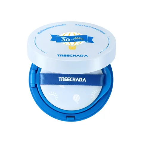 Kem chống nắng Cushion bảo vệ bé khỏi tia UV Treechada Sun Thái Lan 12g