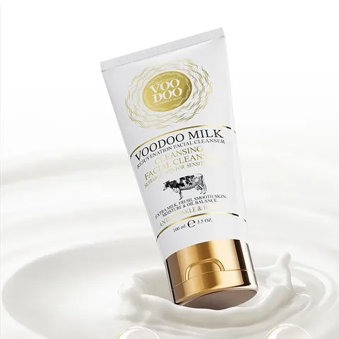 Sữa rửa mặt trắng da tẩy trang 2in1 VooDoo Premium Milk Cleansing Makeup Removers Thái Lan 100ml