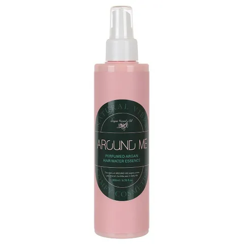 Xịt dưỡng tóc tạo kiểu hương nước hoa Argan Around Me Perfumed Argan Hair Water Essence 200ml