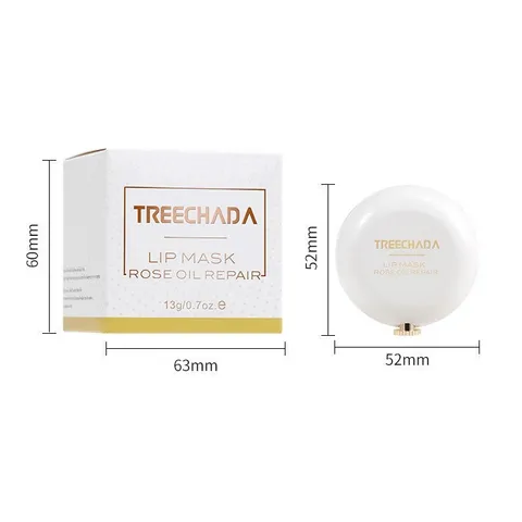 Mặt nạ dưỡng ẩm làm hồng môi Treechada Lip Mask Rose Oil Repair Thái Lan 13g
