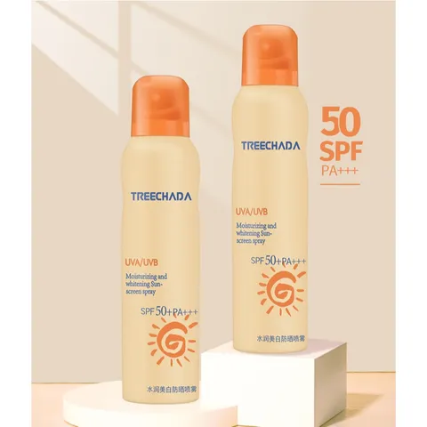 Xịt chống nắng dưỡng ẩm làm trắng da Treechada Whitening Sun Screen Spray Thái Lan 150ml