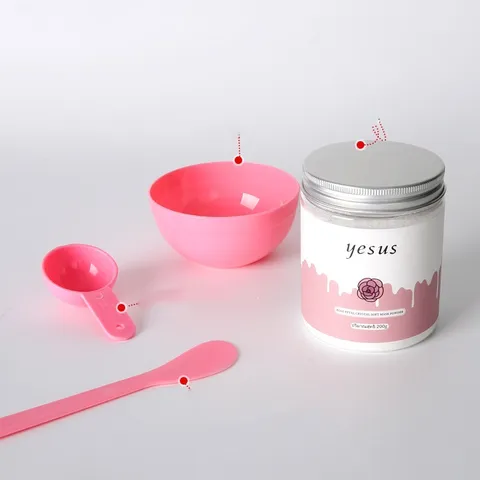 Bột mặt nạ hoa hồng trắng da giảm nám Yesus Rose Mask Powder Thái Lan 200g