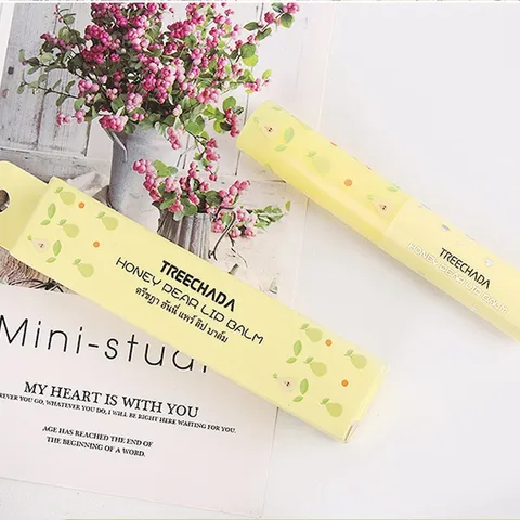 Son Dưỡng Môi Treechada Lip BalmThái Lan 1.7g Hỗ Trợ Mờ Thâm, Dưỡng Ẩm Ban Ngày